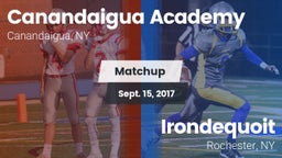 Matchup: Canandaigua Academy vs. Irondequoit  2017