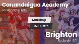 Matchup: Canandaigua Academy vs. Brighton  2017