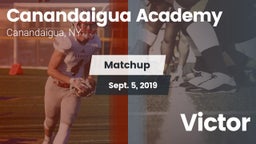 Matchup: Canandaigua Academy vs. Victor 2019