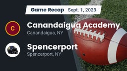 Recap: Canandaigua Academy  vs. Spencerport  2023