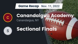 Recap: Canandaigua Academy  vs. Sectional Finals 2022
