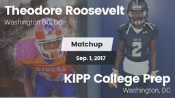 Matchup: Theodore Roosevelt vs. KIPP College Prep  2017