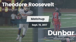 Matchup: Theodore Roosevelt vs. Dunbar  2017