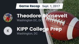 Recap: Theodore Roosevelt  vs. KIPP College Prep  2017
