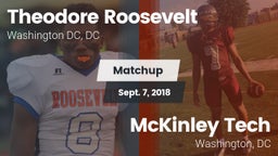 Matchup: Theodore Roosevelt vs. McKinley Tech  2018