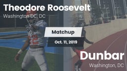 Matchup: Theodore Roosevelt vs. Dunbar  2019