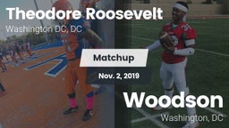 Matchup: Theodore Roosevelt vs. Woodson  2019