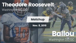 Matchup: Theodore Roosevelt vs. Ballou  2019