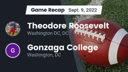 Recap: Theodore Roosevelt  vs. Gonzaga College  2022