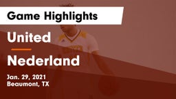 United  vs Nederland  Game Highlights - Jan. 29, 2021