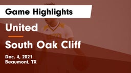 United  vs South Oak Cliff  Game Highlights - Dec. 4, 2021