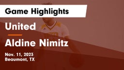 United  vs Aldine Nimitz Game Highlights - Nov. 11, 2023