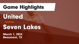 United  vs Seven Lakes Game Highlights - March 1, 2024