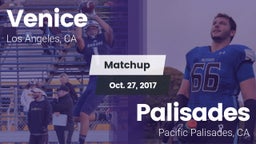 Matchup: Venice  vs. Palisades  2017