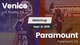 Matchup: Venice  vs. Paramount  2018