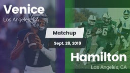 Matchup: Venice  vs. Hamilton  2018