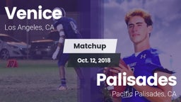 Matchup: Venice  vs. Palisades  2018