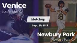 Matchup: Venice  vs. Newbury Park  2019