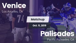 Matchup: Venice  vs. Palisades  2019