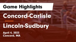 Concord-Carlisle  vs Lincoln-Sudbury  Game Highlights - April 4, 2023