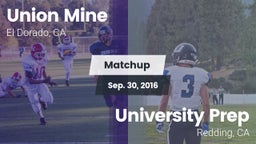 Matchup: Union Mine High vs. University Prep  2016