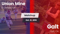 Matchup: Union Mine High vs. Galt  2016