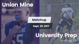 Matchup: Union Mine High vs. University Prep  2017