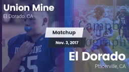 Matchup: Union Mine High vs. El Dorado  2017