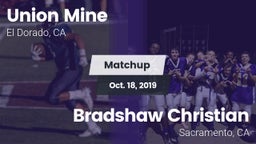 Matchup: Union Mine High vs. Bradshaw Christian  2019