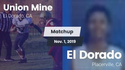 Matchup: Union Mine High vs. El Dorado  2019