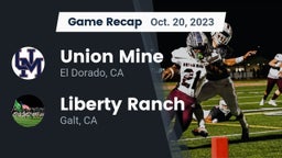 Recap: Union Mine  vs. Liberty Ranch  2023