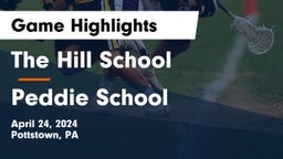 The Hill School vs Peddie School Game Highlights - April 24, 2024
