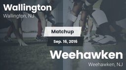 Matchup: Wallington High vs. Weehawken  2016