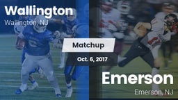 Matchup: Wallington High vs. Emerson  2017