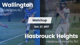 Matchup: Wallington High vs. Hasbrouck Heights  2017