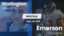 Matchup: Wallington High vs. Emerson  2018