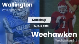 Matchup: Wallington High vs. Weehawken  2019