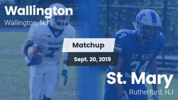 Matchup: Wallington High vs. St. Mary  2019