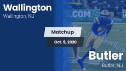 Matchup: Wallington High vs. Butler  2020