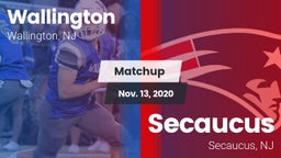 Matchup: Wallington High vs. Secaucus  2020