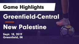 Greenfield-Central  vs New Palestine  Game Highlights - Sept. 18, 2019