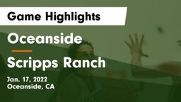 Oceanside  vs Scripps Ranch  Game Highlights - Jan. 17, 2022