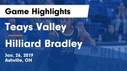 Teays Valley  vs Hilliard Bradley  Game Highlights - Jan. 26, 2019