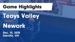Teays Valley  vs Newark  Game Highlights - Dec. 15, 2020