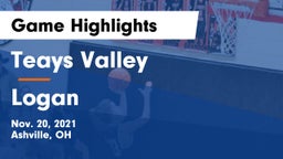 Teays Valley  vs Logan  Game Highlights - Nov. 20, 2021