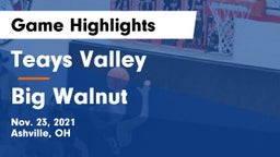 Teays Valley  vs Big Walnut Game Highlights - Nov. 23, 2021