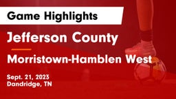 Jefferson County  vs Morristown-Hamblen West  Game Highlights - Sept. 21, 2023