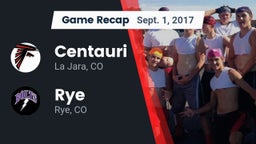 Recap: Centauri  vs. Rye  2017