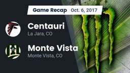 Recap: Centauri  vs. Monte Vista  2017