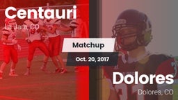 Matchup: Centauri  vs. Dolores  2017